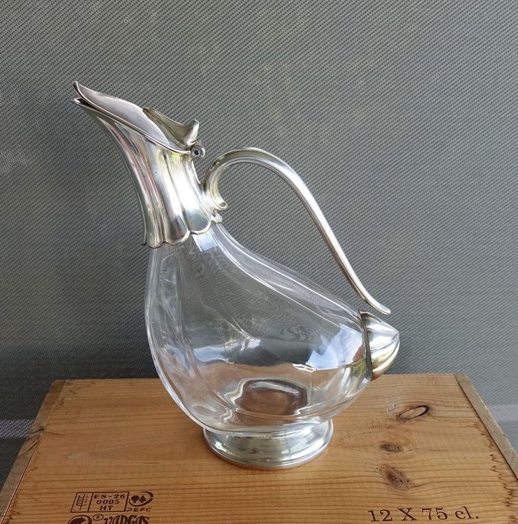 Vintage KALTE ENTE Kristallglas Karaffe | Kaufen auf Ricardo