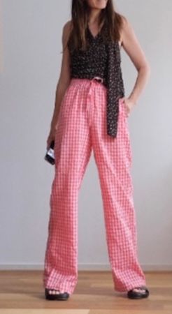 PIECES karierte Hose - wie neu -