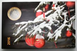 Schweiz. 2016. Münzsatz Swissmint. Weihnachten Baum - stgl