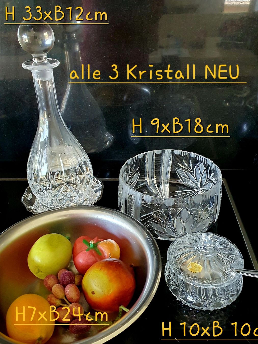 Glasi Hergiswil Schalen: NEU: Kristallschale od. Zuckerdose/ – Neu (gemäss Beschreibung) aus Altdorf UR von BLACKGARLIC