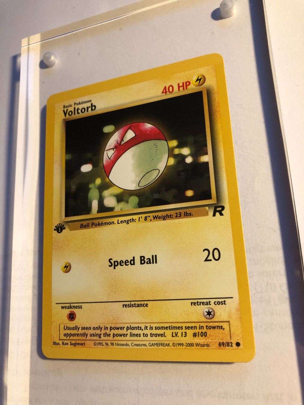Cartes à collectionner: Voltorb 1st Team Rocket - MINT - ab 1.- – D'occasion à Giubiasco par dan_pr8b 2
