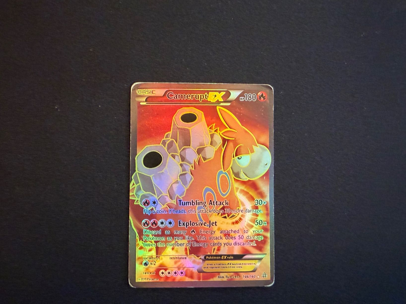 Pokémon Carte collezionabili: Camerupt EX / 146/160 – Usato da Zürich venduto da mountainwizard00
