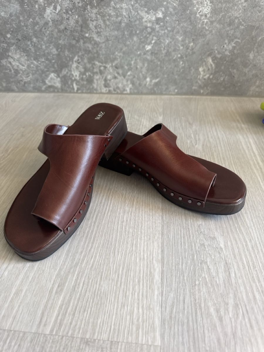 Zara Chaussures femmes: ZARA Leder-Sandalen – Neuf (Voir description) à heerbrugg par Sesolella 4