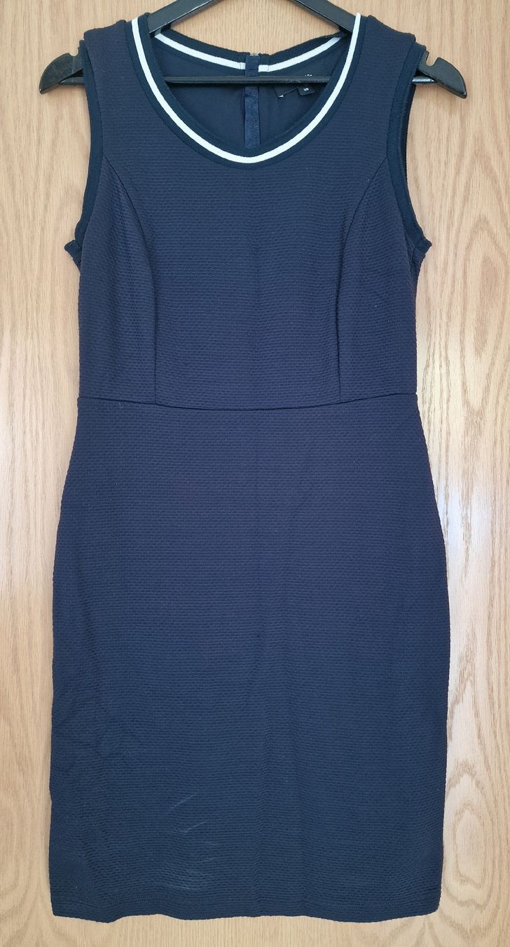 Comma Vestiti: Comma Sommerkleid dunkelblau – Usato da Lausen venduto da Joli-80