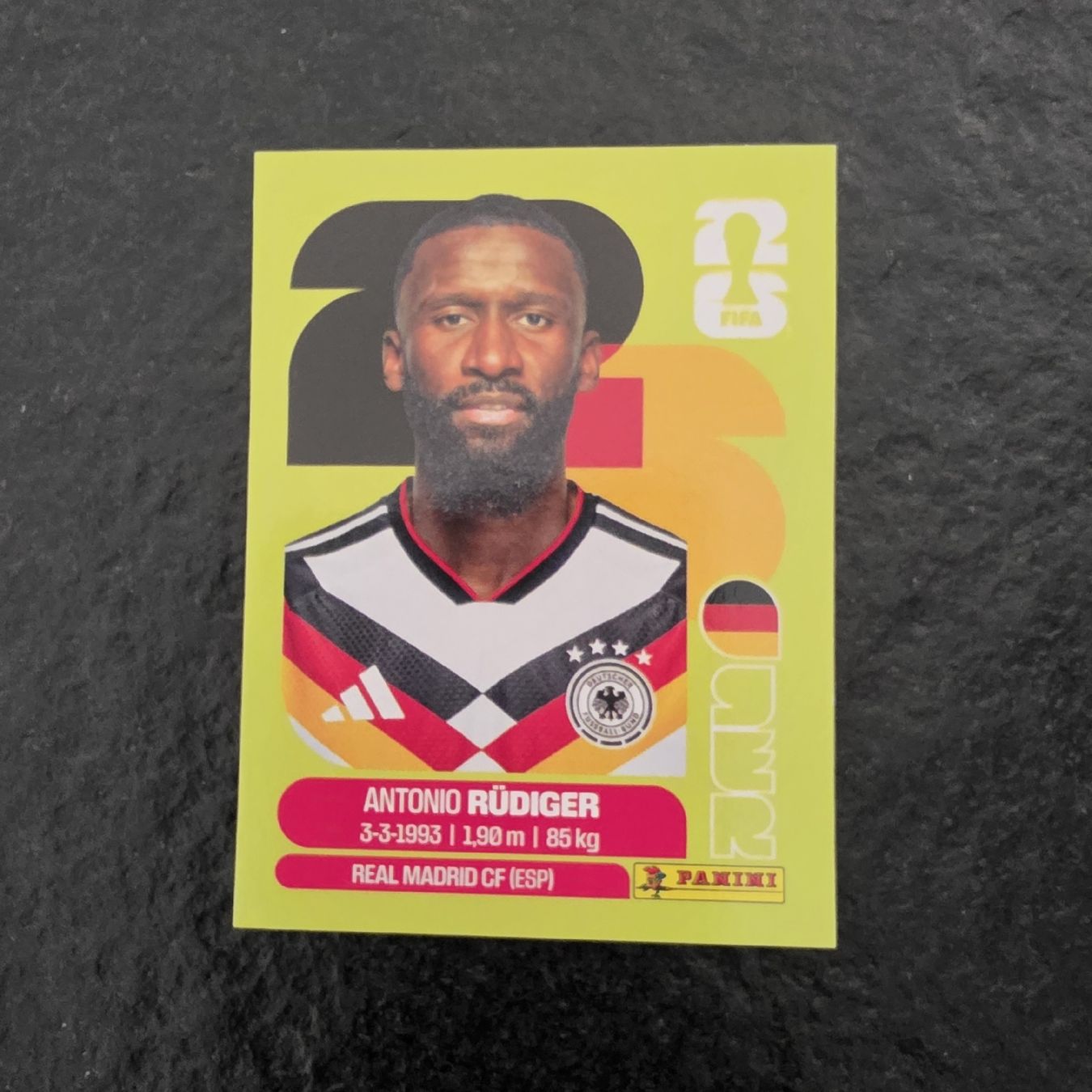 Panini Cartes à collectionner: Panini Sticker GER6 Antonio Rüdiger  – Neuf avec emballage d'origine à Buchs AG par LogoParts