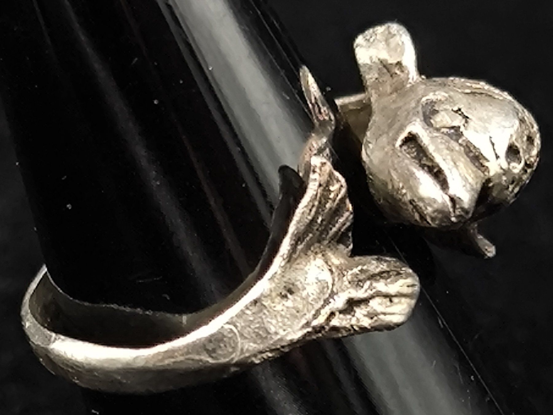 Anelli: Ring 800er Silber mit Delfin Motiv – Usato da Rorschacherberg venduto da snOOpydOg11 2