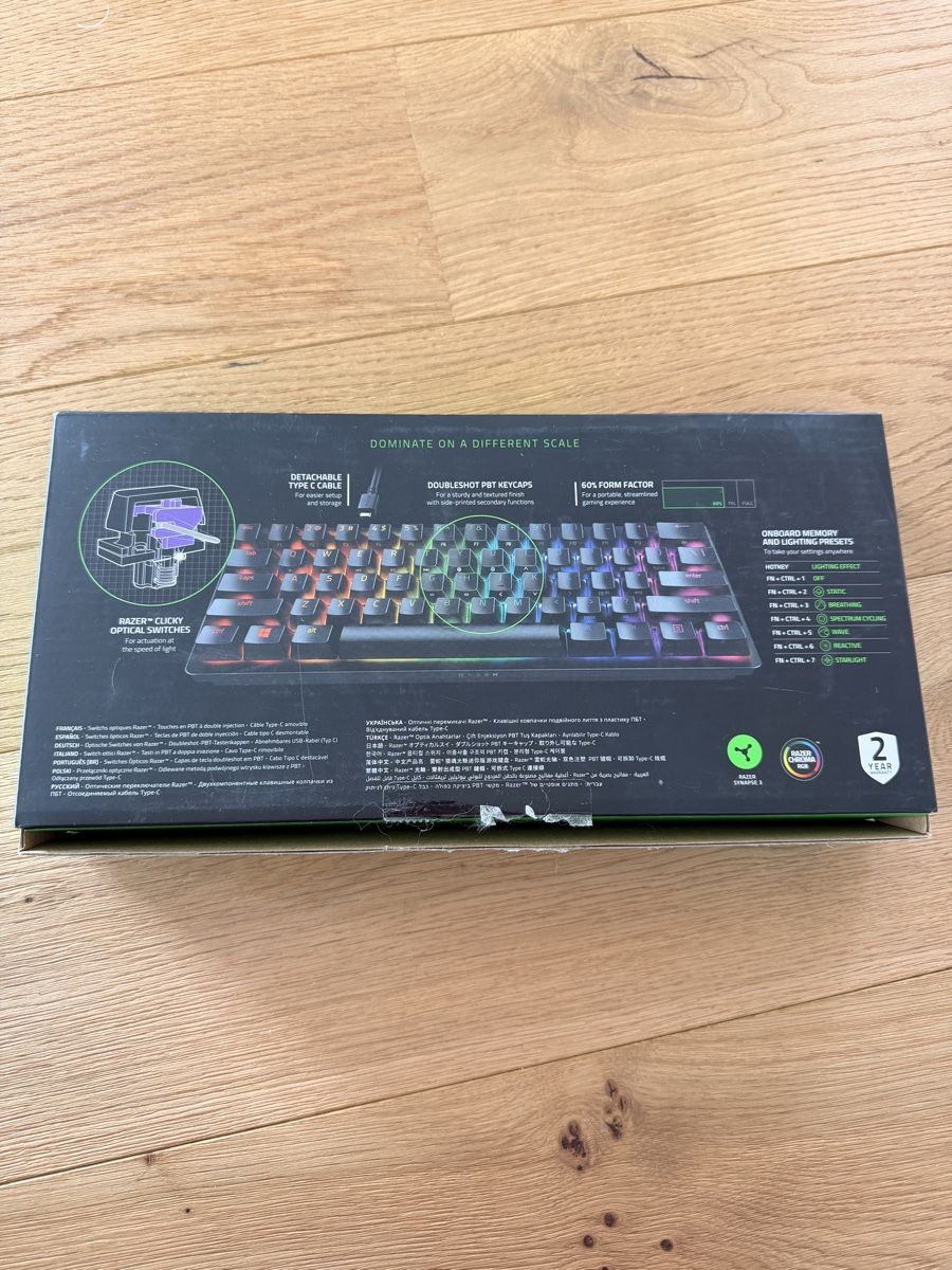 Razer Tastiere: RAZER HUNTSMAN MINI – Usato da Puidoux venduto da Sdrummat 3