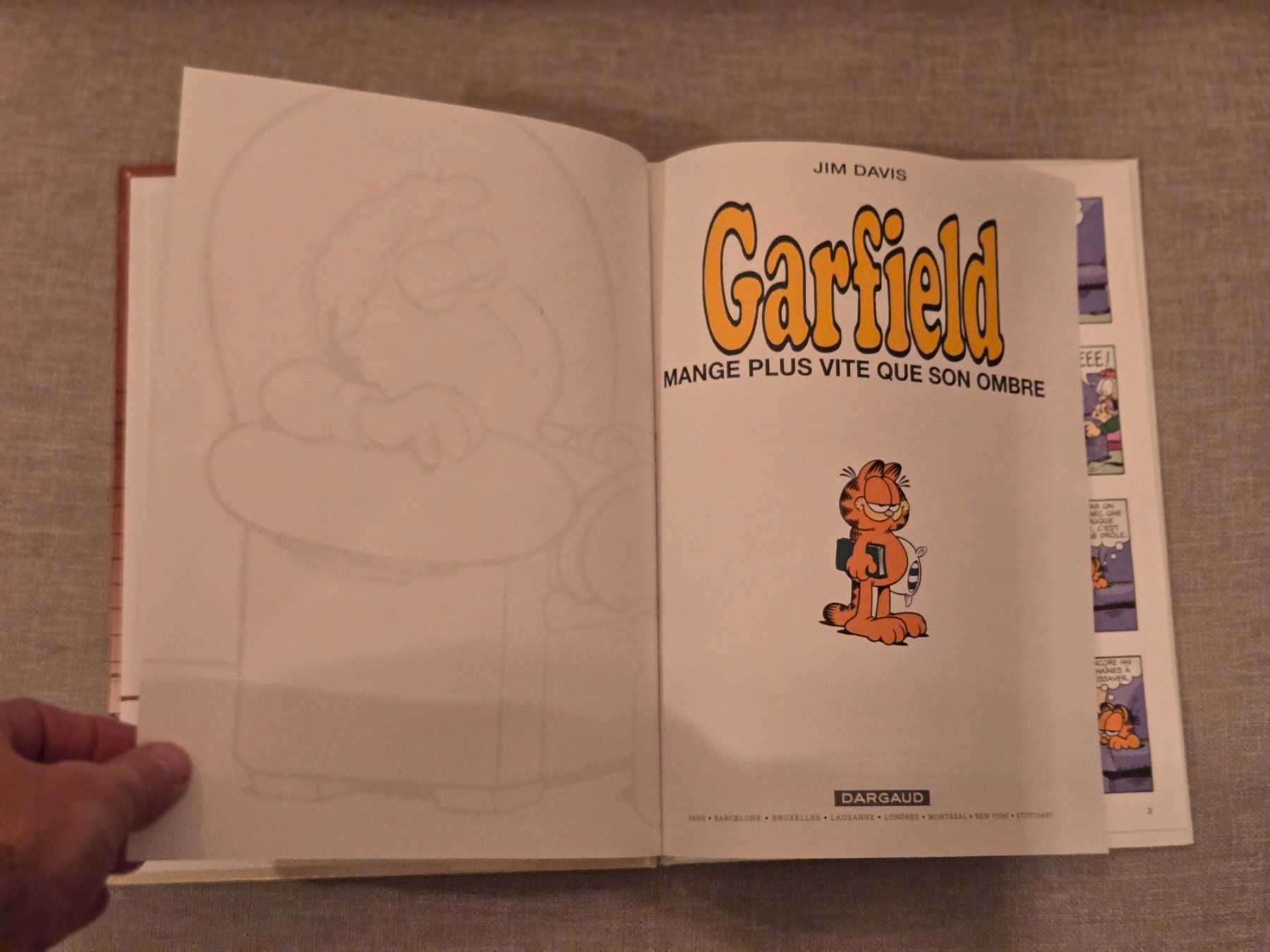 Fumetti: Garfield N°34 - Mange plus vite que son ombre - EO – Usato da Crémines venduto da Blakedrake 4