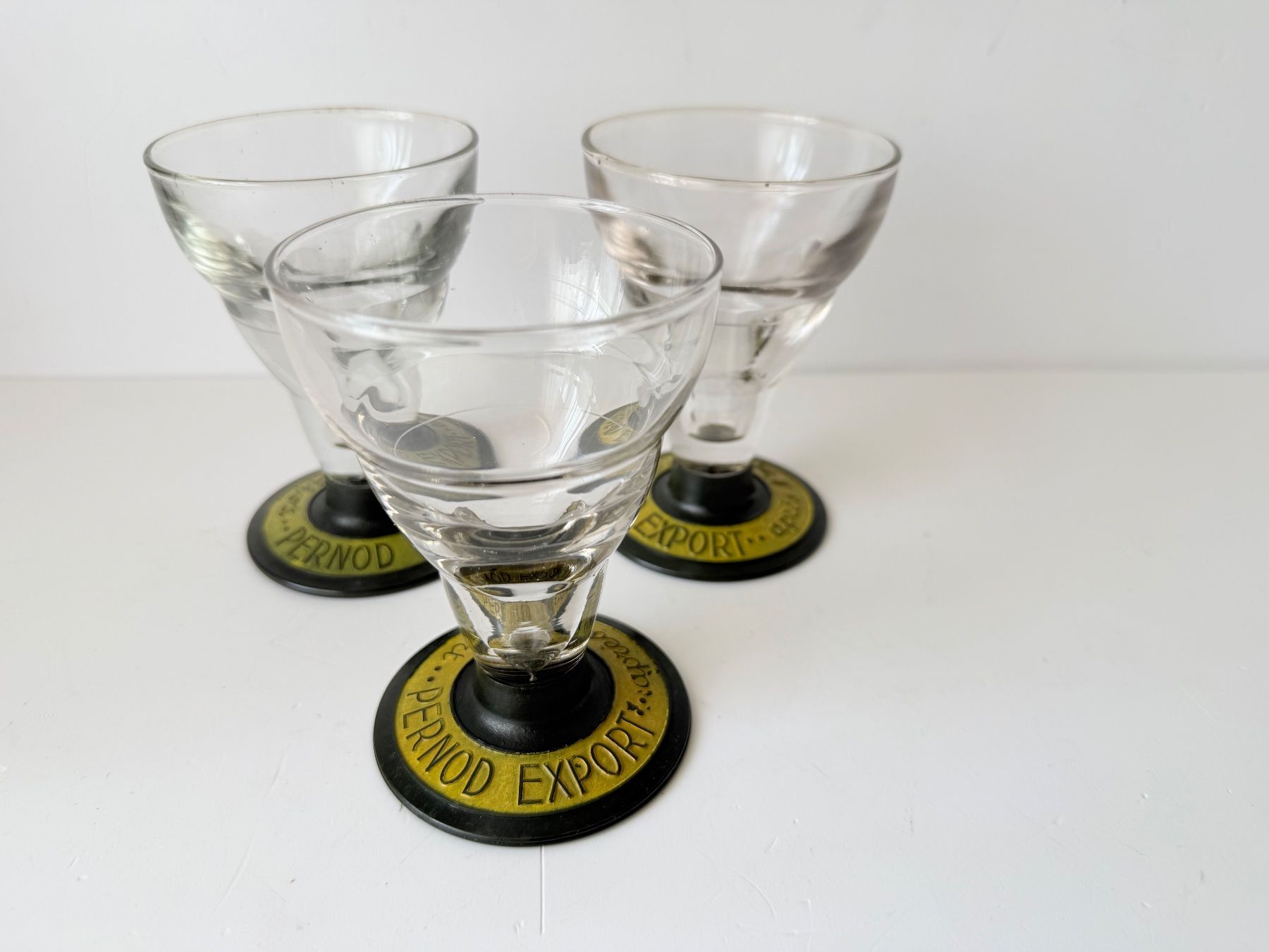 Bicchieri: Alte Pernot Export Absinth- bzw. Pastisgläser – Usato da Zwingen venduto da moje1 2