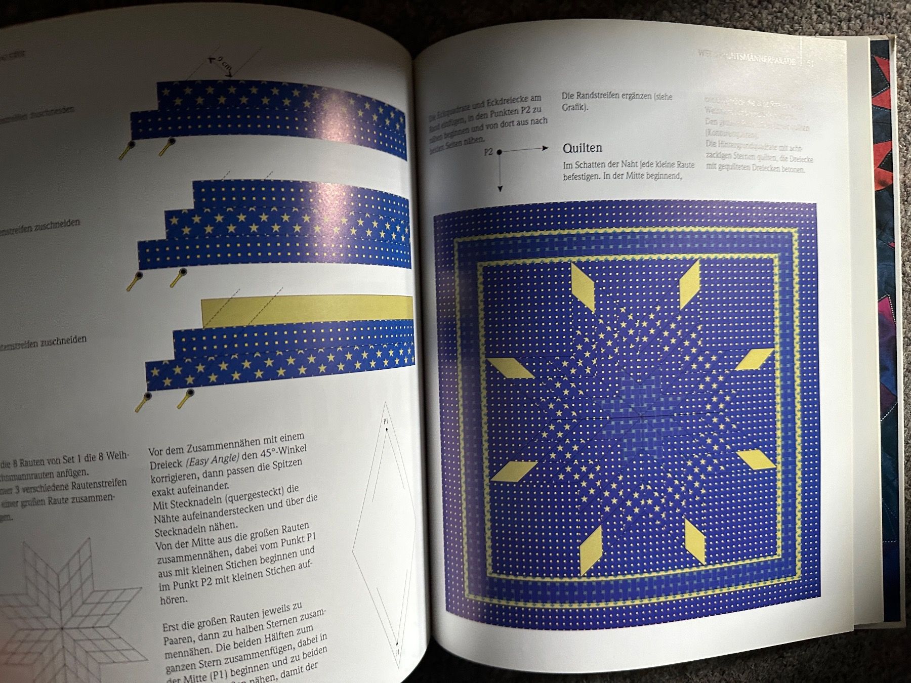 Libri: Quilten & Patchwork klassische Muster schnell genäht 80 sei – Usato da Buchs SG venduto da Billikatze5 7
