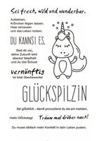 Silikonstempel Einhorn Glückspilzin