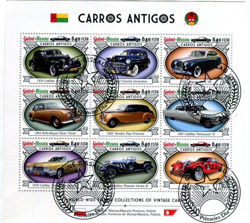 Tous les timbres: Block "Oldtimer". Guinea-Bissau – Neuf avec emballage d'origine à Basel par Butsch5