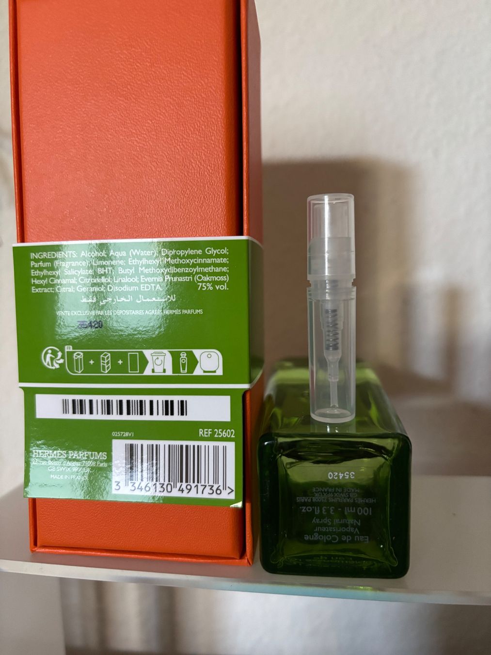 Hermès Parfum & Eau de Toilette: Hermès Eau de Pamplemousse Rose Duftprobe 2ML – Gebraucht aus Zürich von deruja 1