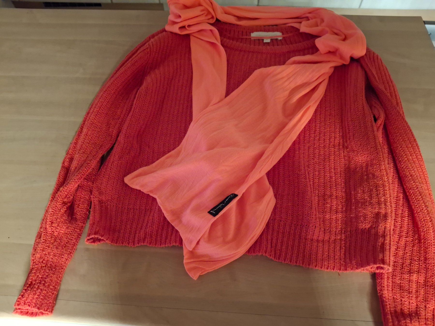 Zebra Pullover & Sweatshirts: Pull taille M marque Zebra et écharpe marque River Island – Gebraucht aus Villiers von san_jn5w
