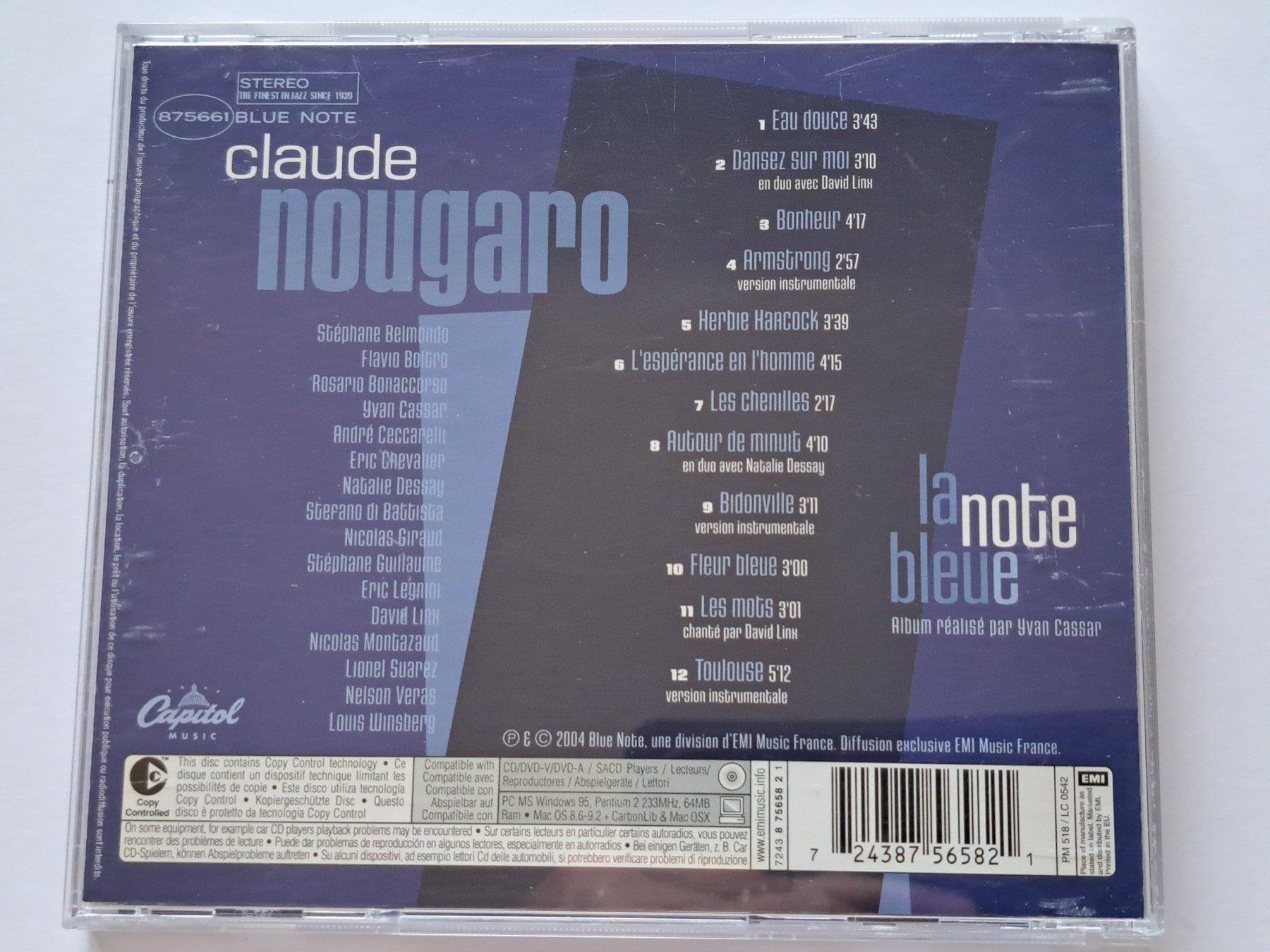 CDs: Cd Claude Nougaro - la note bleue – Gebraucht aus Pully von bro_n52j 1
