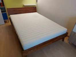 Cara Bett komplett, mit Einlegerahmen & Matratze 140x200cm