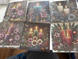 Diamond Paiting Karten New Year