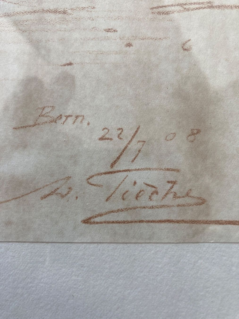 Dipinti: Bern 22.7.1908 von Adolf Tièche – Usato da Samstagern venduto da roger039 2