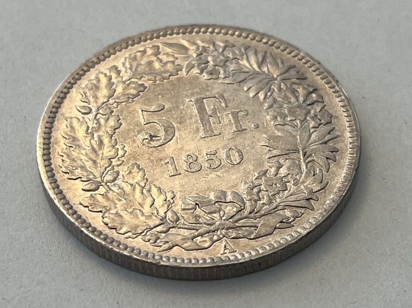 Tutti le monete: 5 Franken 1850, Sehr schön!!! – Usato da Tägerwilen venduto da Beata1sager 4