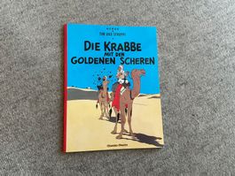 Tim und Struppi Krabbe goldene Scheren ,Carlsen