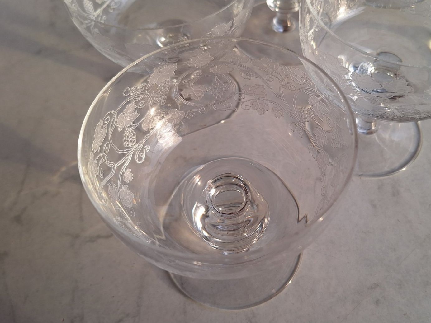 Gläser: 8 STK VINTAGE RETRO WEINGLÄSER – Gebraucht aus Huttwil von Kunterbuntli 3