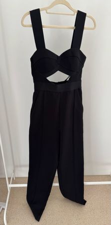 Self-Portrait Jumpsuit Schwarz