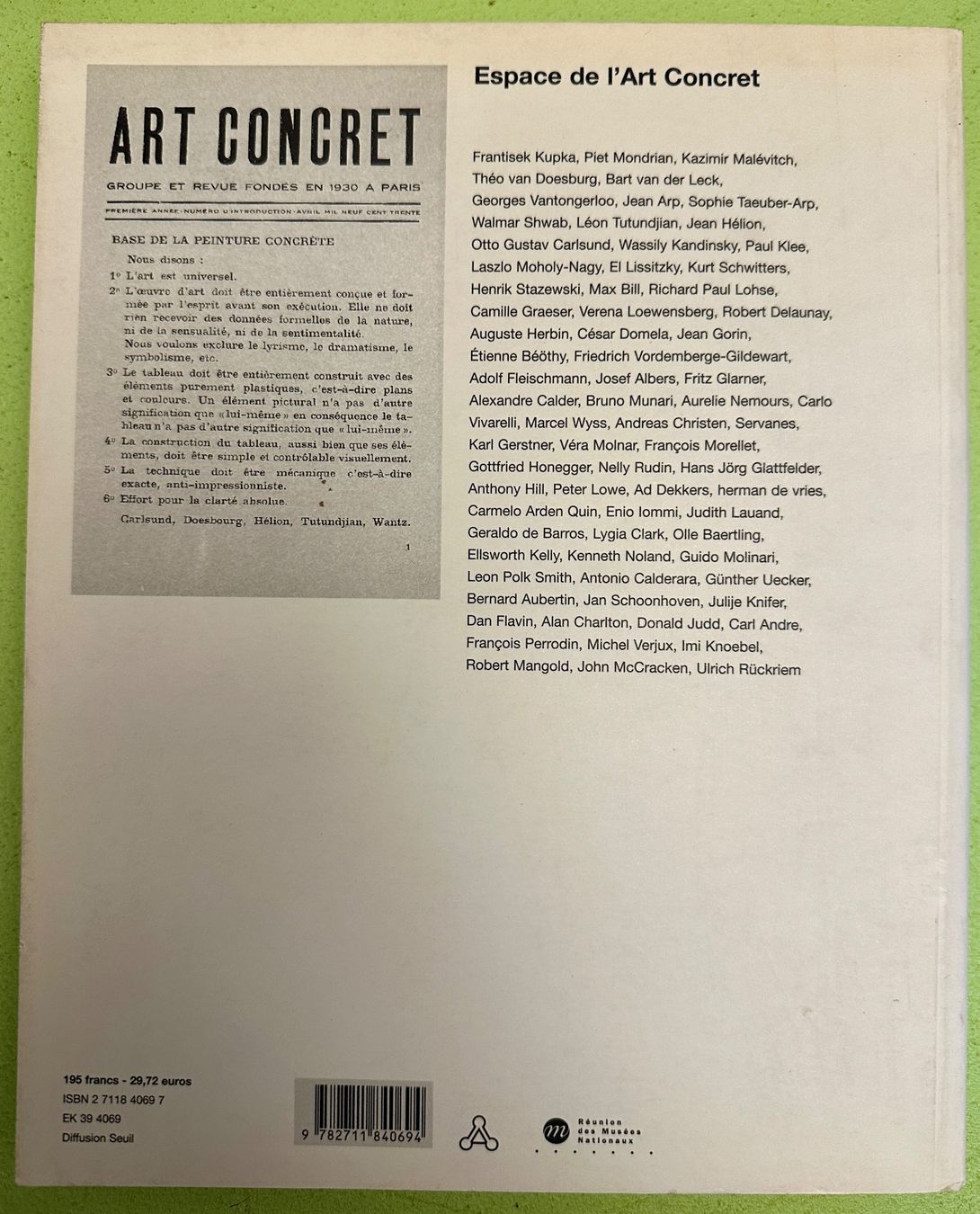 Libri: Serge Lemoine: Art Concret. – Usato da Zürich venduto da allp 9