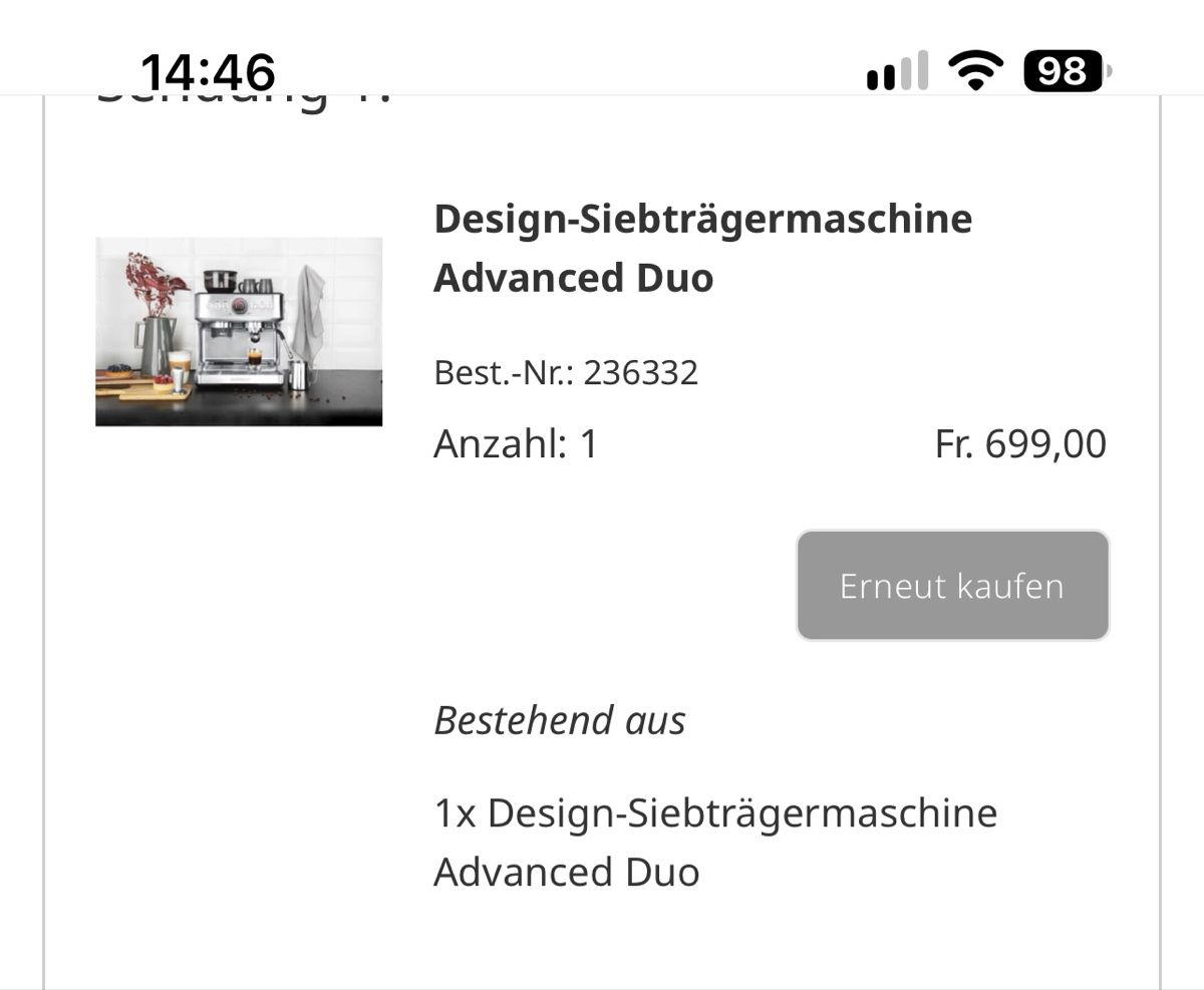 Gastroback Macchine per caffè & Macchine per espresso: Kolbenkaffeemaschine – Nuovo (secondo la descrizione) da Baden venduto da dit_6ccy 3