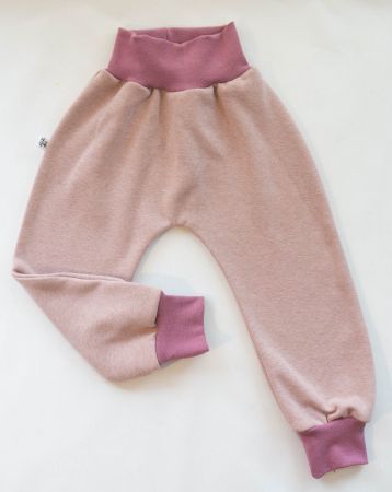 Fleece/Thermo Pumphose  - Unifarbe Rosa - Gr.92/98 - NEU