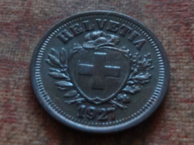 Alle Münzen: 1 Rp. 1927   (F) – Gebraucht aus Romanel-sur-Lausanne von Swift13