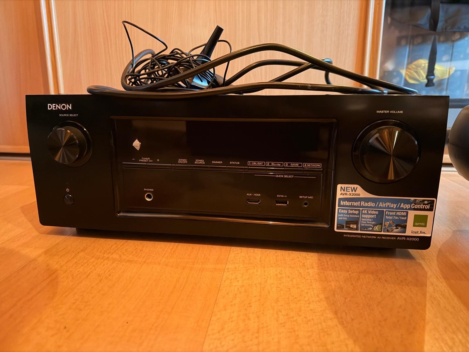 Denon Home Cinema: Denon AVR-X2000 - Ampli home cinema – Usato da Vouvry venduto da MOPSwiss