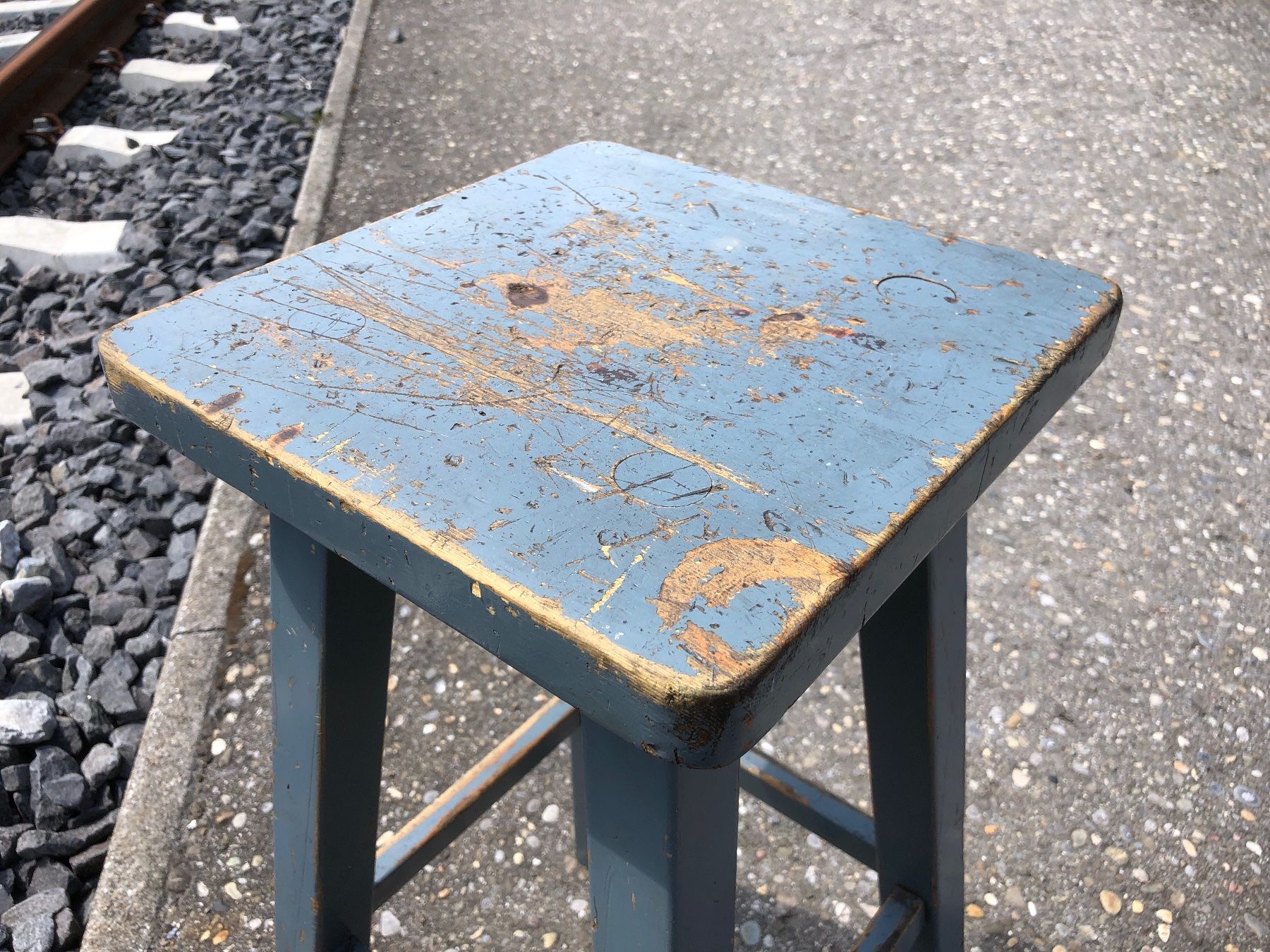 Sgabelli: Werkstatt-Hocker Industrial Original – Usato da Laufenburg venduto da industrial-silence 5