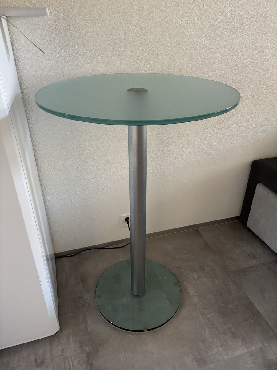 Tische: Bartisch aus Glas – Gebraucht aus Rumendingen von Bedli01