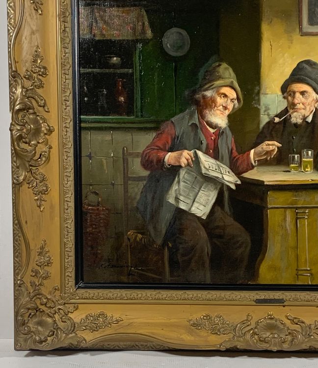 Lajos Kolozsvary (18711937) Interieurszene /Herren Gemälde Kaufen