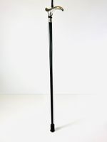 Eleganter Gehstock mit Silbergriff – 800er Silber