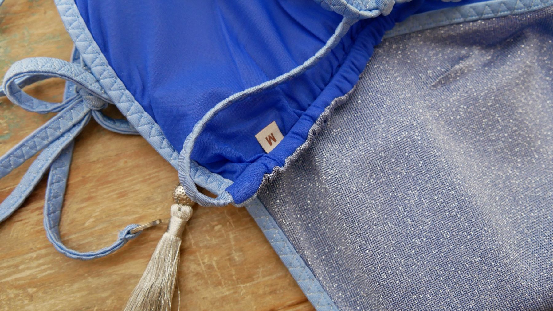 Costumi da bagno & Bikini: Hanne Bloch Bikini blau Glitzer Luxus Marke – Nuovo e nell'imballaggio originale da Zürich venduto da julia_vina 5