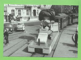 Banago Werbung Tram  SBB Basel