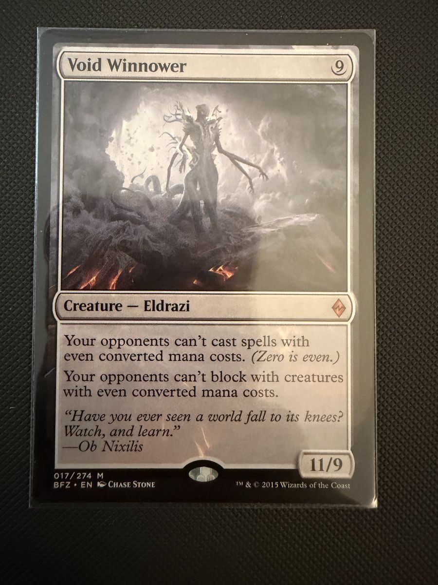 Magic The Gathering Carte collezionabili: MTG: Void Winnower – Usato da Ulisbach venduto da joelsj