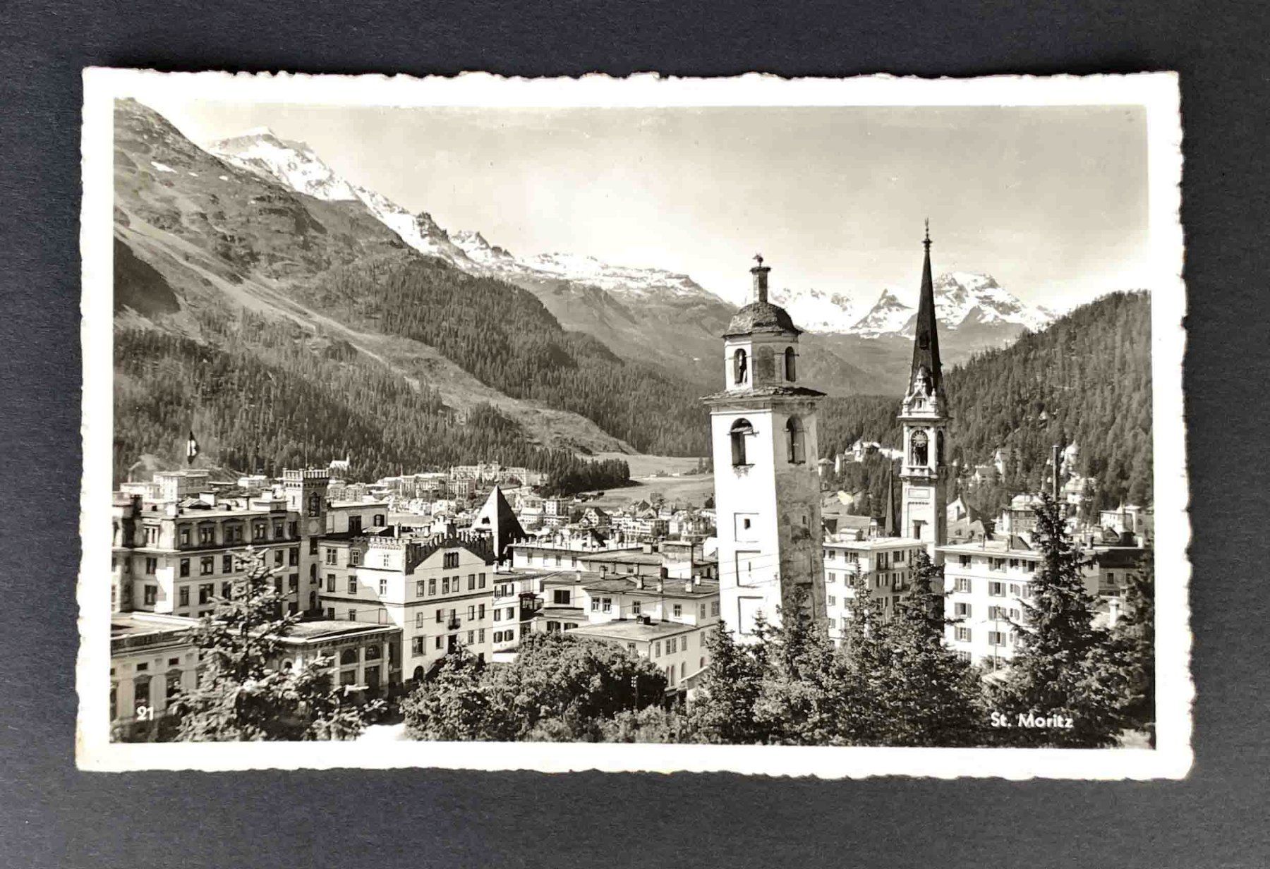 Cartes postales: AK St Moritz Echte Photographie – D'occasion à Goldau par artelier1