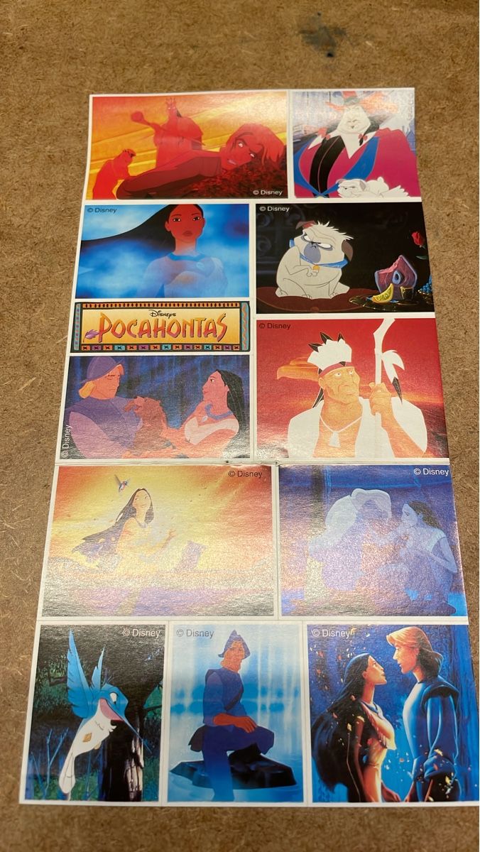 Aufkleber: Pocahontas Sammelsticker – Neu (gemäss Beschreibung) aus Therwil von rubininio