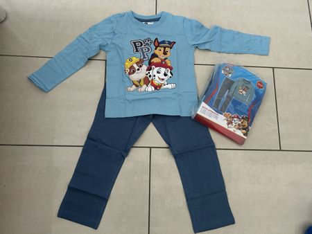 Paw Patrol Schlafanzug blau Grösse 122/128 neu original