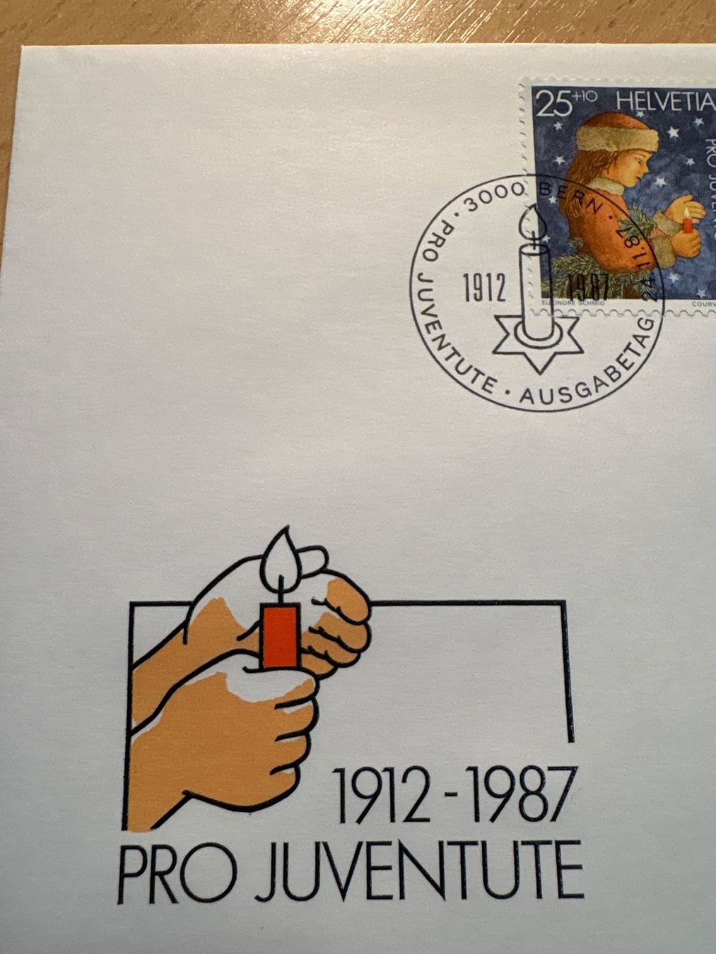 Alle Briefmarken: Pro Juventute Ersttagsbrief 1987, 75 Jahre – Gebraucht aus Ibach von lisch3 2