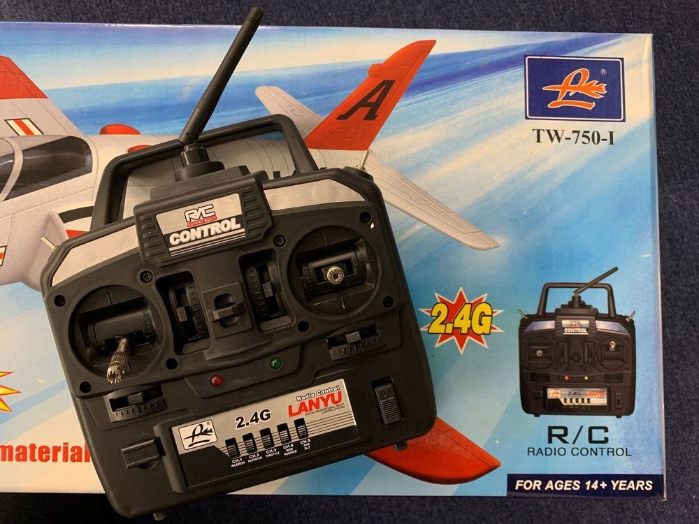 Komplettset o. Akku RC Modellflieger Jet T-45 Brushless 2.4G 3