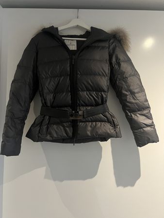 Moncler Ladies Jacket. Size 1. Fur Hood. Excellent!