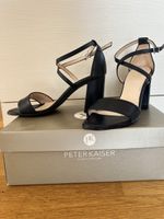 Peter Kaiser Sandaletten aus Leder – dunkelblau „Notte“ – Gr