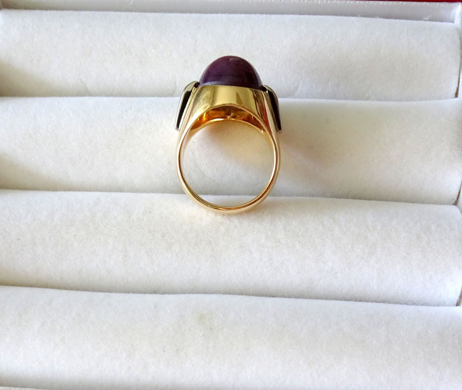 Anelli: Rosa Sternrubinring - echt - Gelbgold 18K Einzelanfertigung – Usato da Locarno venduto da Sicabe 3