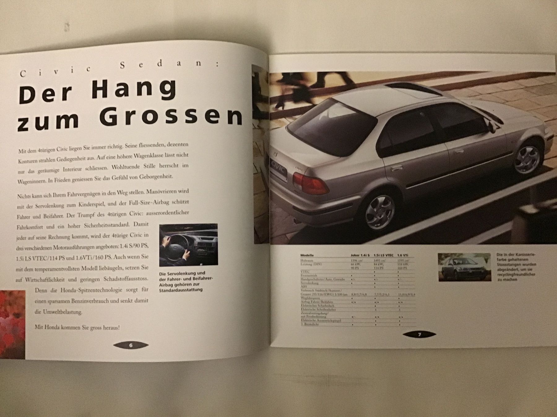 Honda Dokumente: Honda Automobile Träume Programm Prospekt 46 Seiten – Gebraucht aus Scherzingen von Starseller62 3