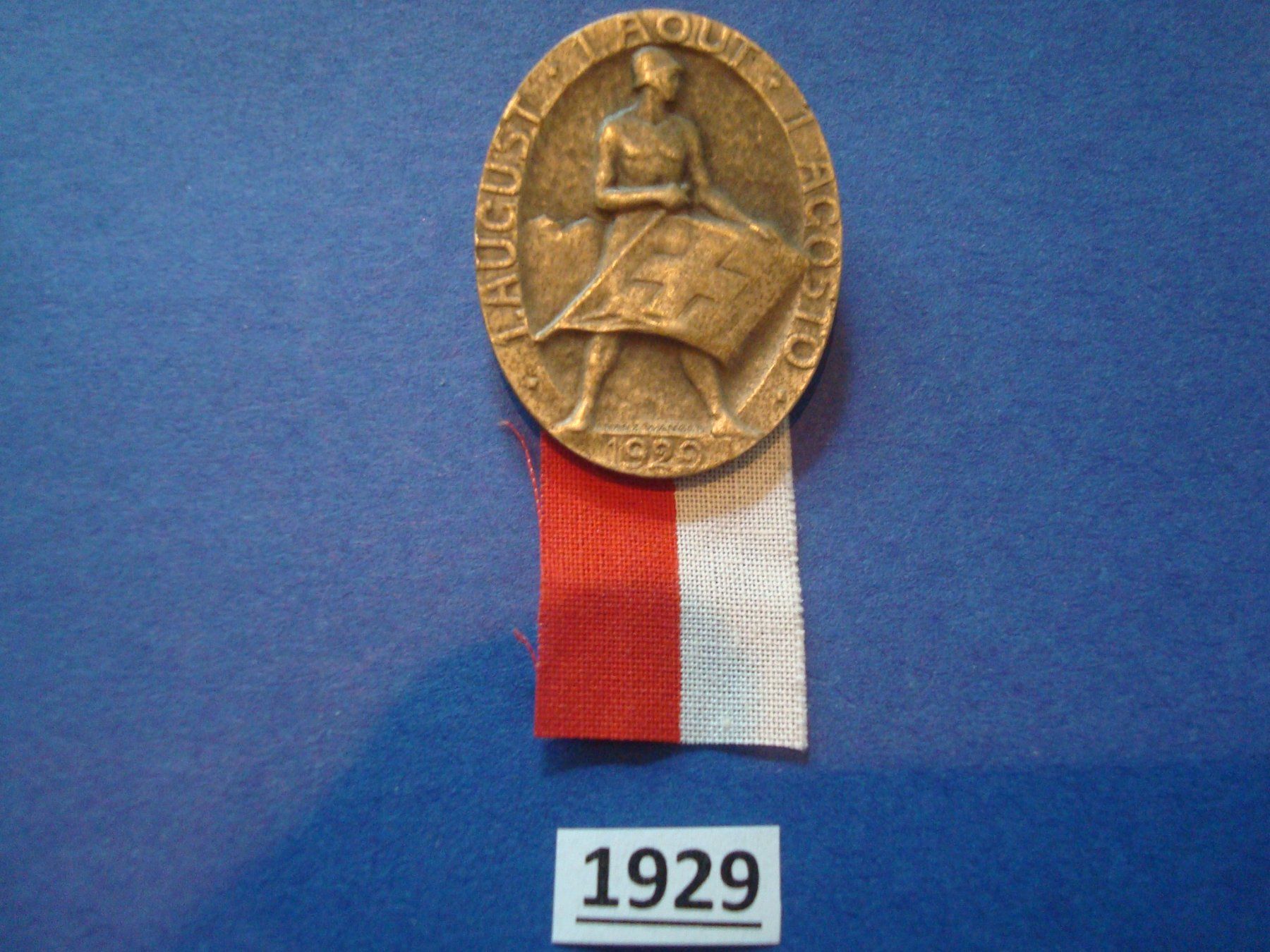 Plaquettes & Badges: Abzeichen 1. August 1929 – D'occasion à Riehen par Baerewaegli