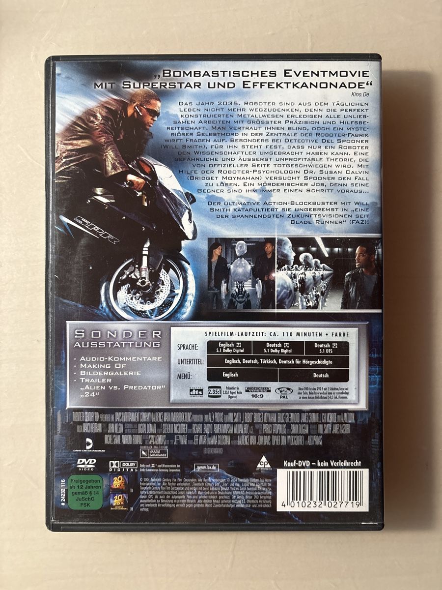 Tutti i DVDs: i, Robot – Usato da Ruswil venduto da Slivio_ 1