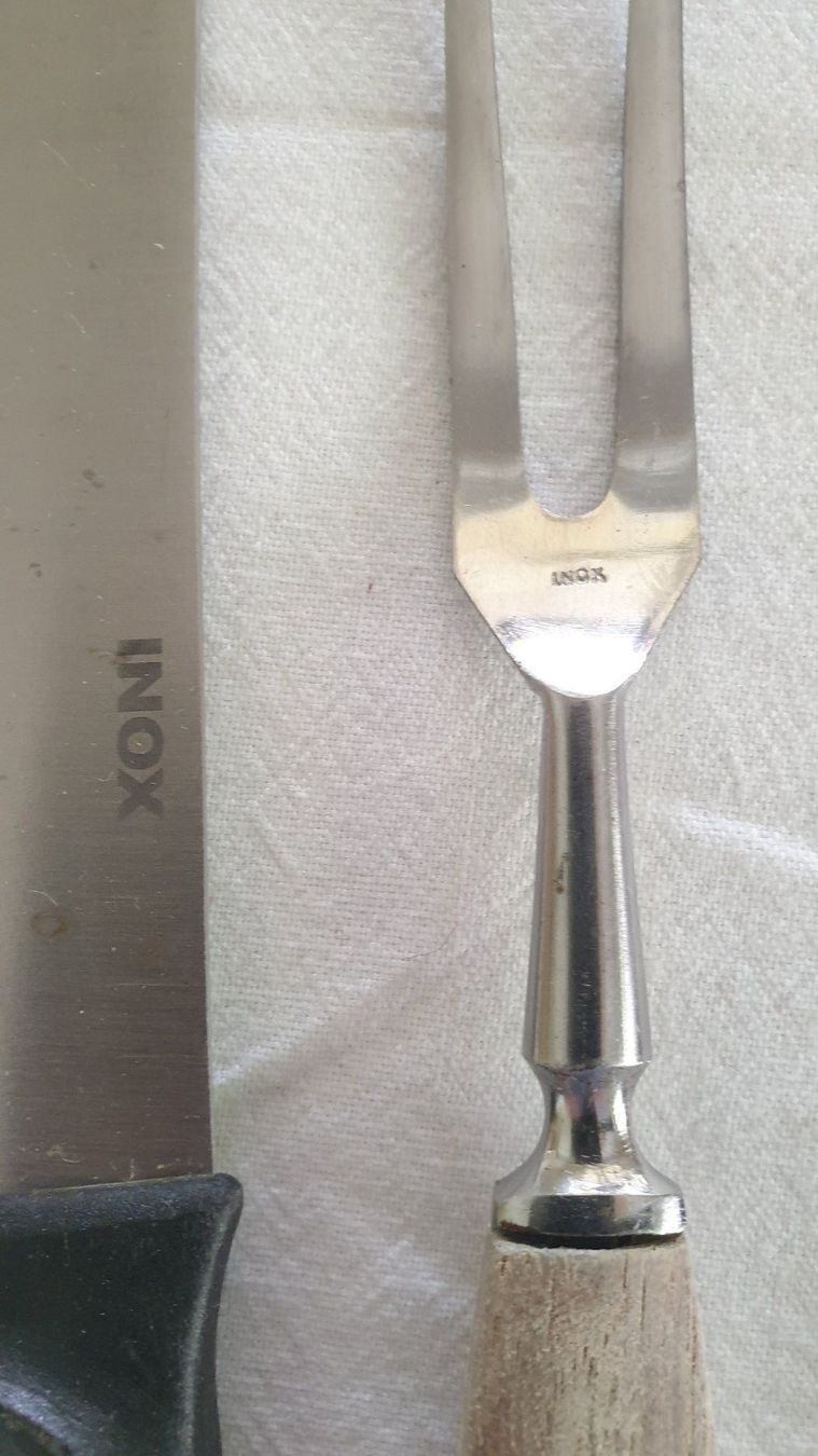 Messer: 3er-Set Küchenmesser, INOX, rostfreier Stahl – Gebraucht aus Biel/Bienne von Bormida70 1